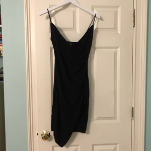 Little asymmetrical black dress